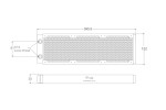 Bykski 360mm x 30mm RC Series Radiator 360mm Bakır Radyatör