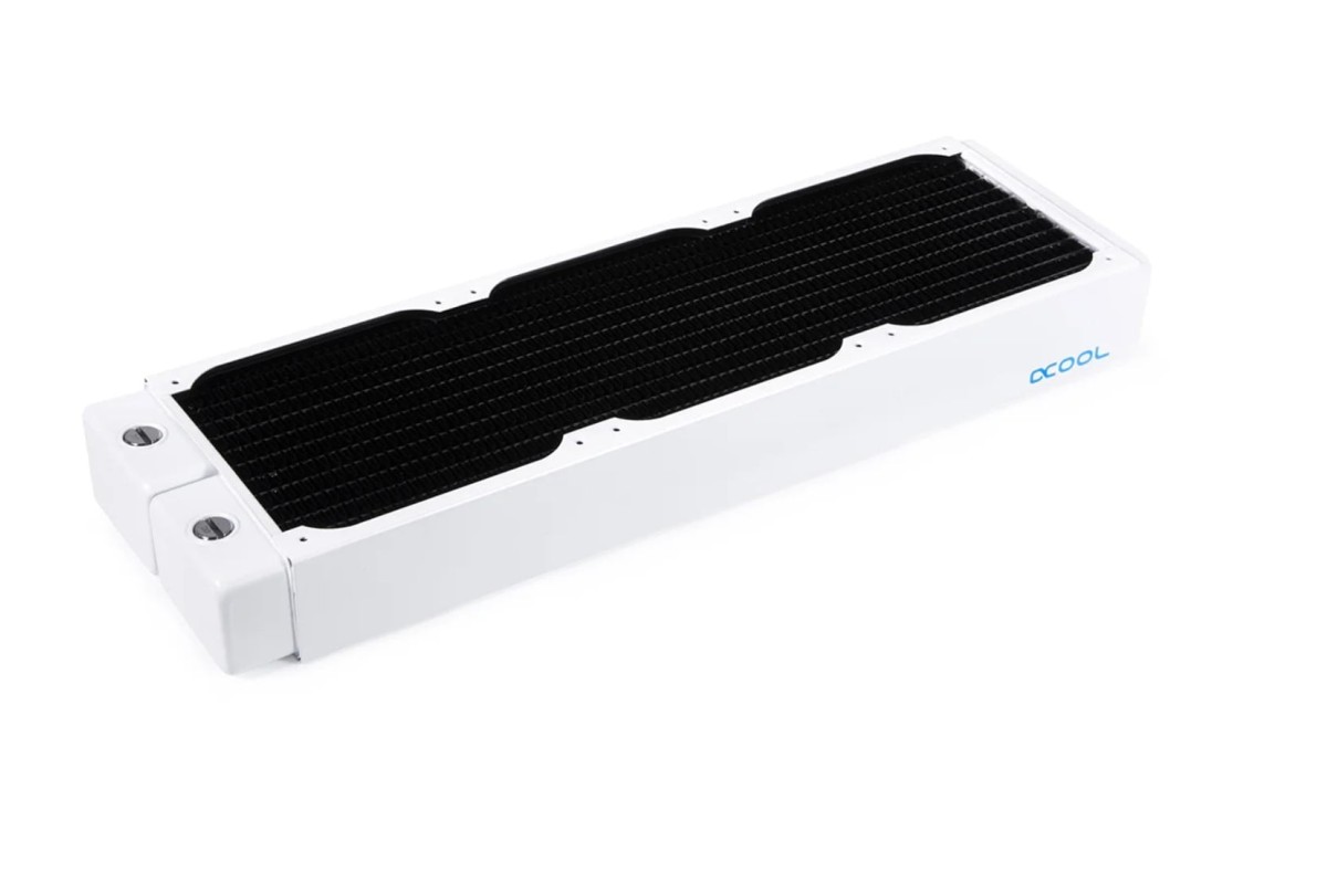 Alphacool NexXxoS XT45 Full Copper 360mm Radiator V.2 - White