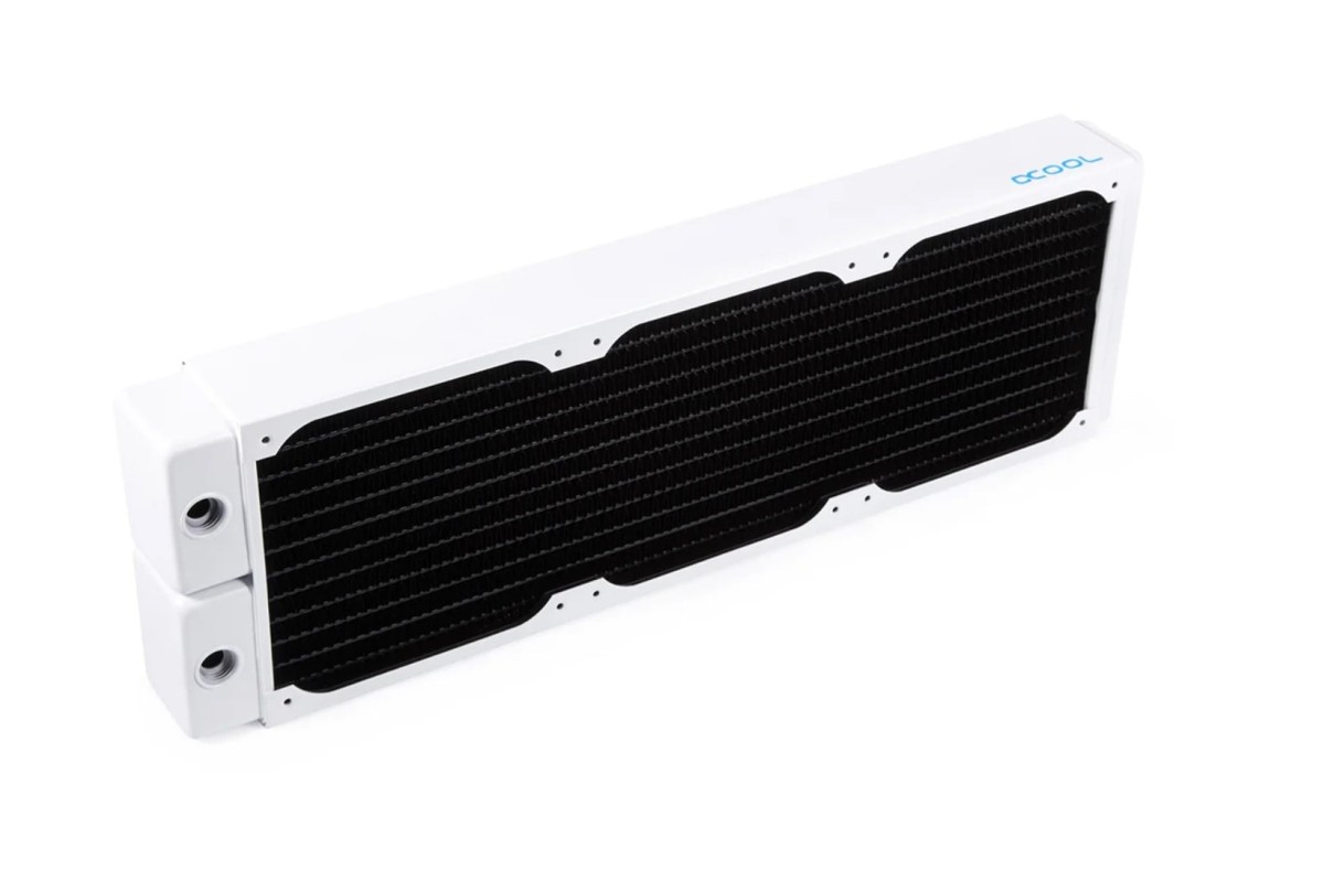 Alphacool NexXxoS XT45 Full Copper 360mm Radiator V.2 - White