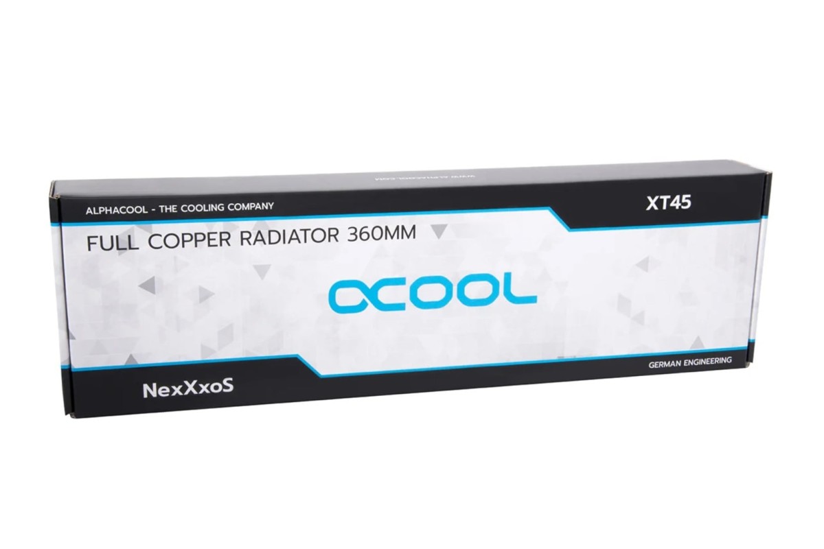 Alphacool NexXxoS XT45 Full Copper 360mm Radiator V.2 - White