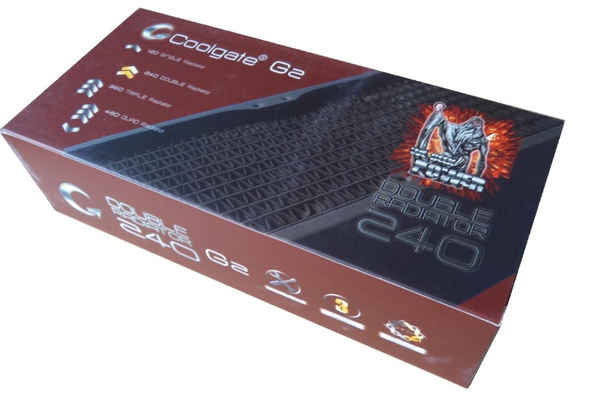 Coolgate G2 radiator 10 FPI 240 mm 240X65mm Kalın Pc Radyatör