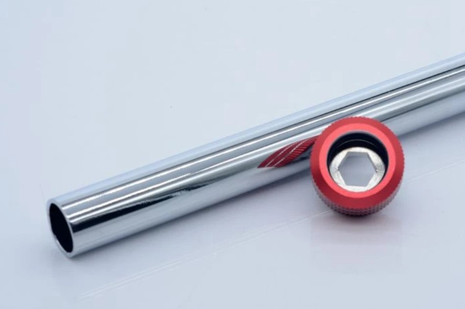 Freezemod Metal Tube OD 14MM Gümüş Pc Metal Boru