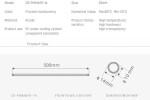 Bykski Frosted Acrylic Hard Tubes OD 14MM