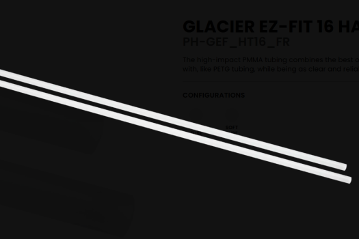 PHANTEKS Glacier EZ-Fit 16 Hard Tube 16mm Buzlu Sert Boru 90cm