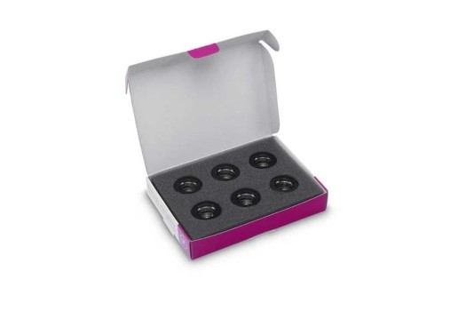 EK-HDC Fitting 16mm - Black (6-pack)