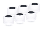 Alphacool Eiszapfen PRO 16mm HardTube Fitting G1/4 White 6 adet
