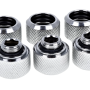 Alphacool 16mm Hard Tube screw-on nozzle G1/4 Chrome 6 adet