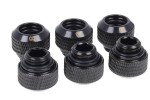 Alphacool Eiszapfen 12mm HardTube compression fitting G1/4 BLACK