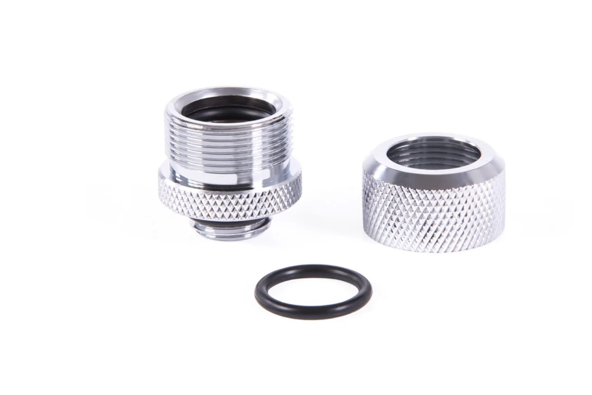 Alphacool Eiszapfen 14mm HardTube screw-on nozzle G1/4 Chrome