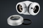 Hydro X Series XF Hardline 90° 12mm OD Fitting Twin Pack Chrome