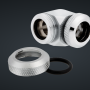 Hydro X Series XF Hardline 90° 12mm OD Fitting Twin Pack Chrome