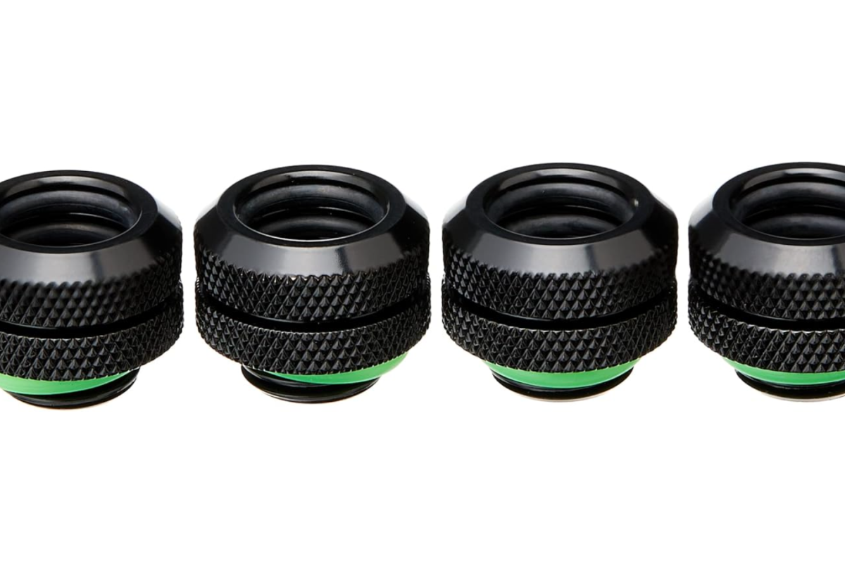 Hydro X Series XF Hardline 12mm OD Fitting Four 4 Black