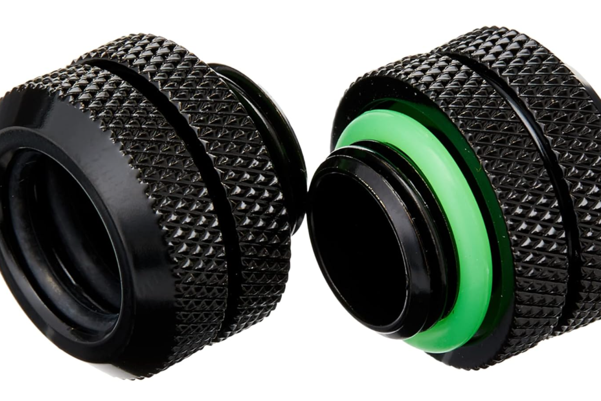 Hydro X Series XF Hardline 12mm OD Fitting Four 4 Black