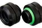 Hydro X Series XF Hardline 12mm OD Fitting Four 4 Black