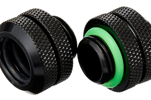 Hydro X Series XF Hardline 12mm OD Fitting Four 4 Black