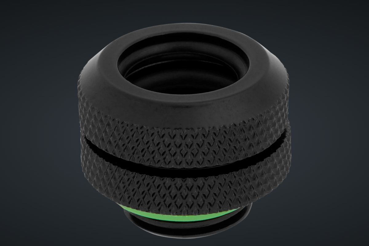 Hydro X Series XF Hardline 12mm OD Fitting Four 4 Black