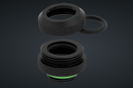 Hydro X Series XF Hardline 12mm OD Fitting Four 4 Black