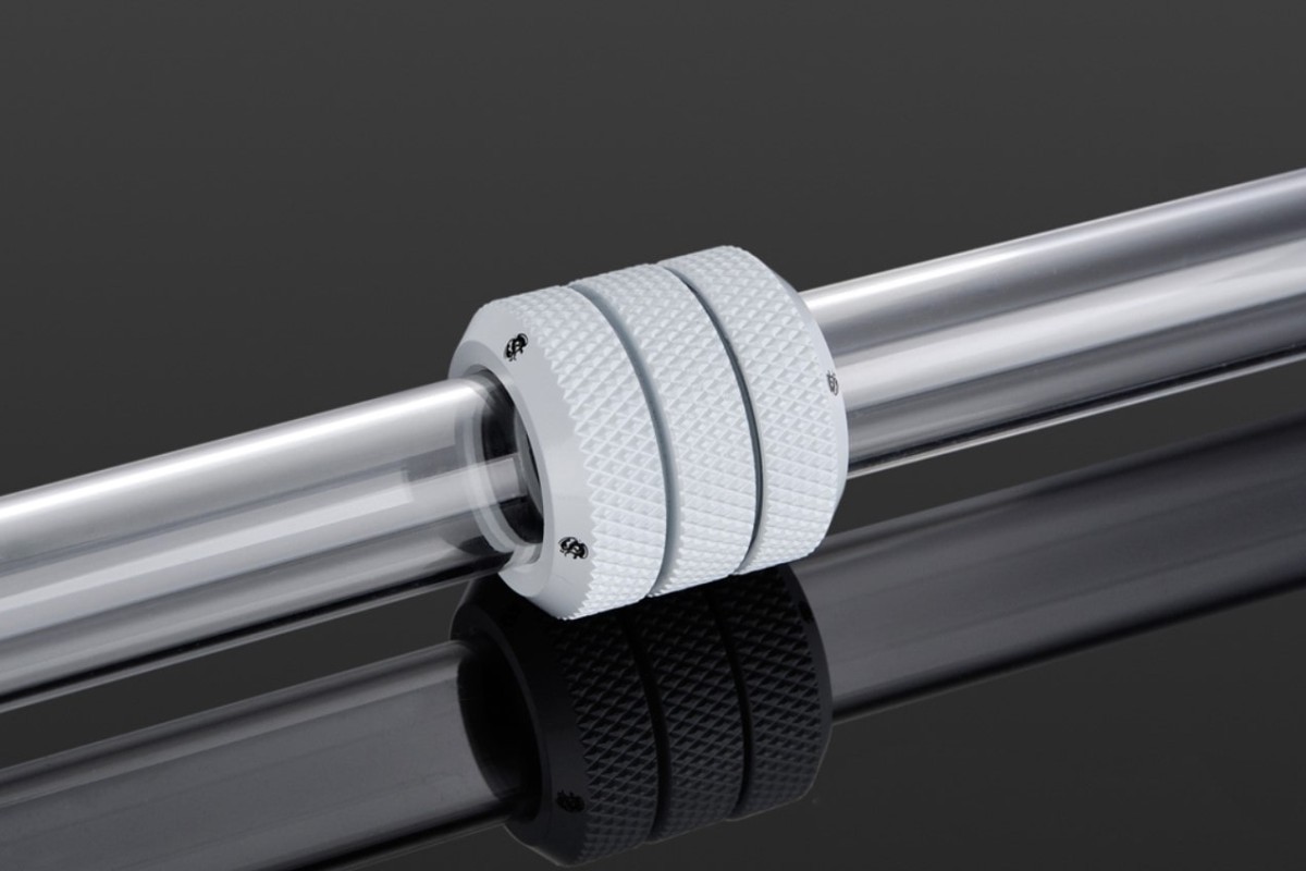 Bitspower Deluxe White Enhance Dual Multi-Link For OD 12MM