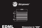 Bitspower Deluxe White Enhance Dual Multi-Link For OD 12MM