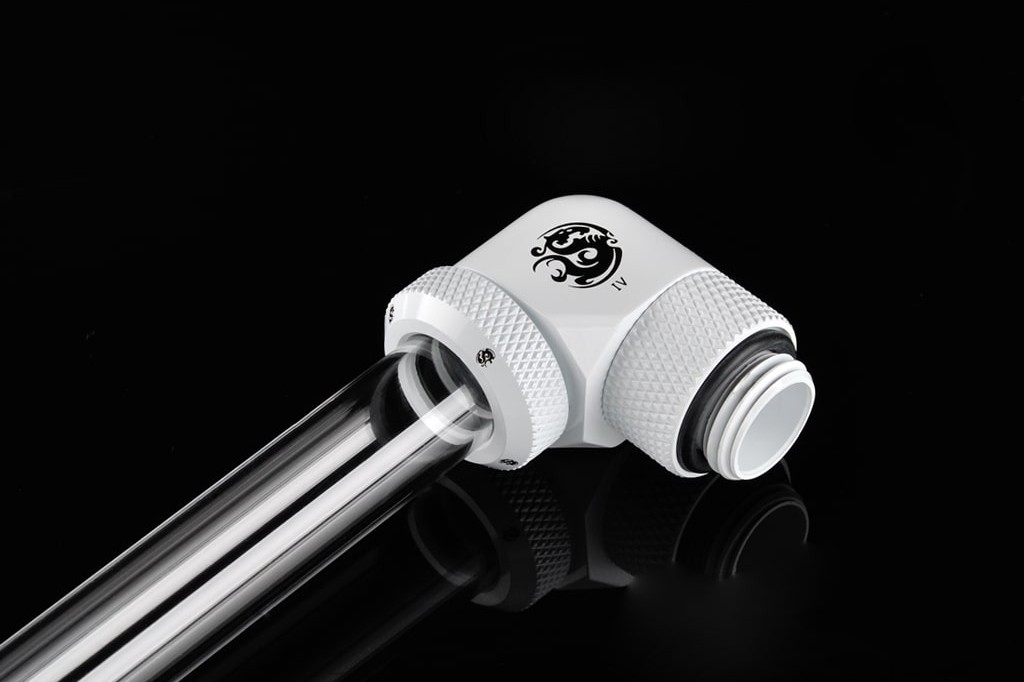 Bitspower Beyaz G1/4 90 Derece Multi Link 12mm Custom SIVI Rekor