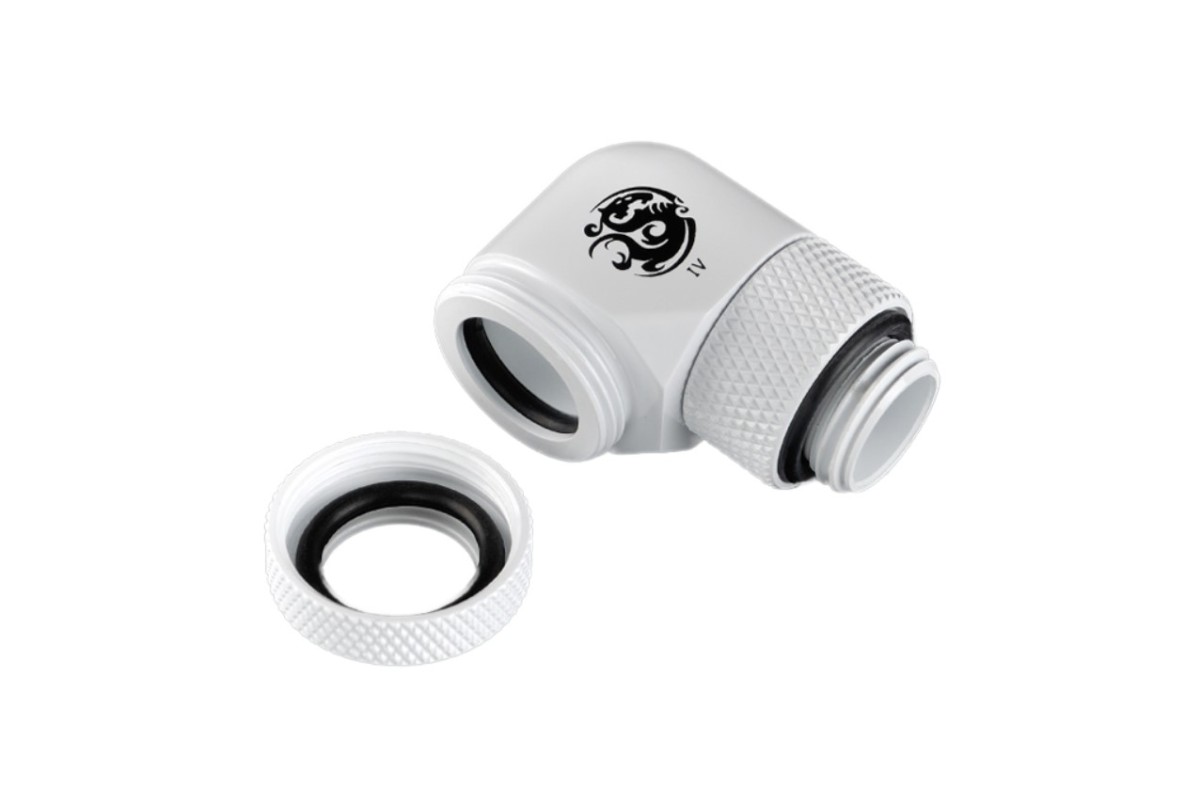 Bitspower Beyaz G1/4 90 Derece Multi Link 12mm Custom SIVI Rekor