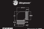 Bitspower Beyaz G1/4 90 Derece Multi Link 12mm Custom SIVI Rekor