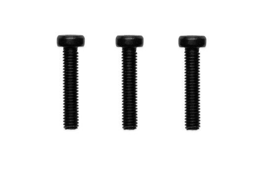 EK-Loop Hex Key Screw Set M4x20mm - Black (3pcs)
