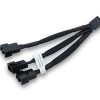 EK-Loop PWM 3-Fan Y-Splitter - 10cm