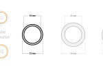 EK-Loop Hard Tube 12mm 0.8m Pre-Bent 90° - Acry...