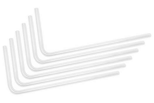 EK-Loop Hard Tube 14mm 0.8m Pre-Bent 90° - Acry...