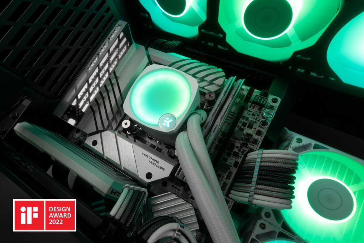EK-Nucleus AIO CR360 Lux D-RGB - White