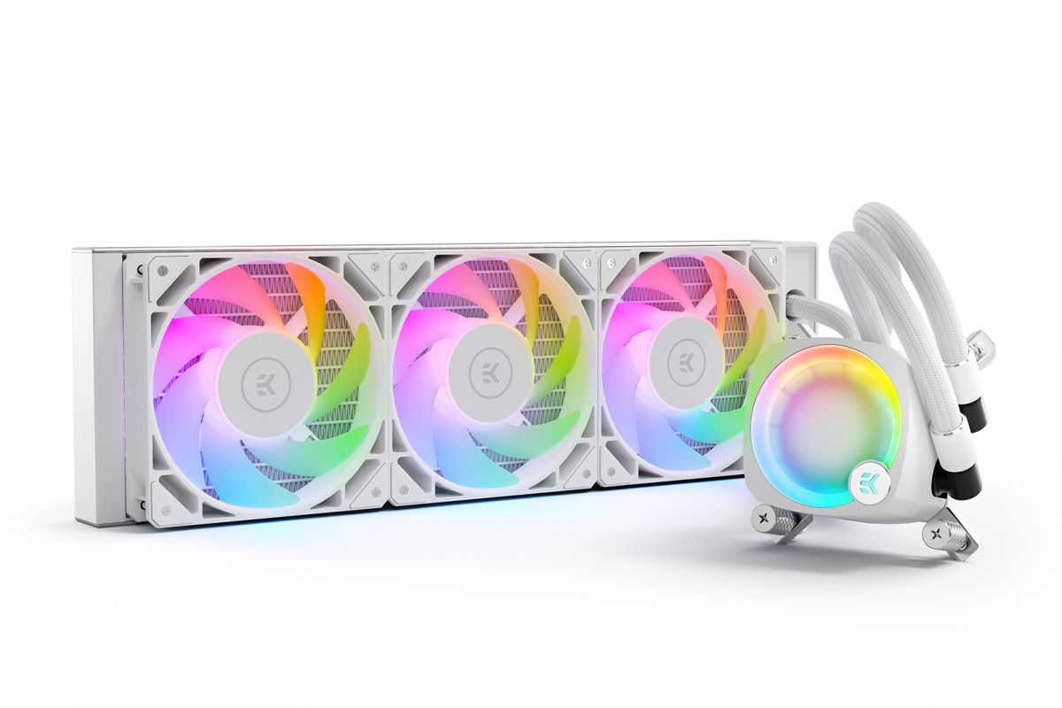 EK-Nucleus AIO CR360 Lux D-RGB - White