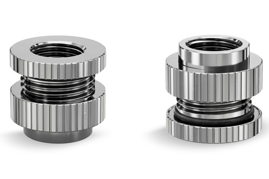 EK-Quantum Torque Pass-Through G1/4 - Nickel