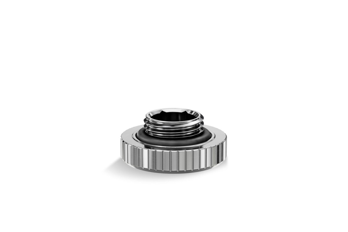 EK-Quantum Torque Plug w/Badge - Nickel