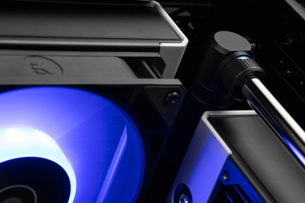 EK-Quantum Torque Rotary 90° - Black