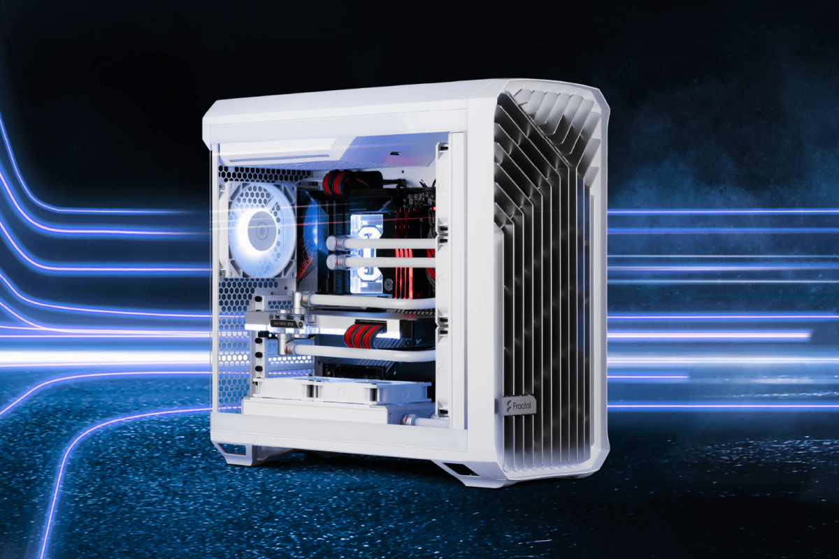 EK-Quantum Torque Rotary 90° - Satin Titanium