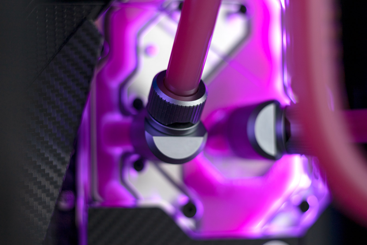 EK-Quantum Torque Rotary 90° - Satin Titanium