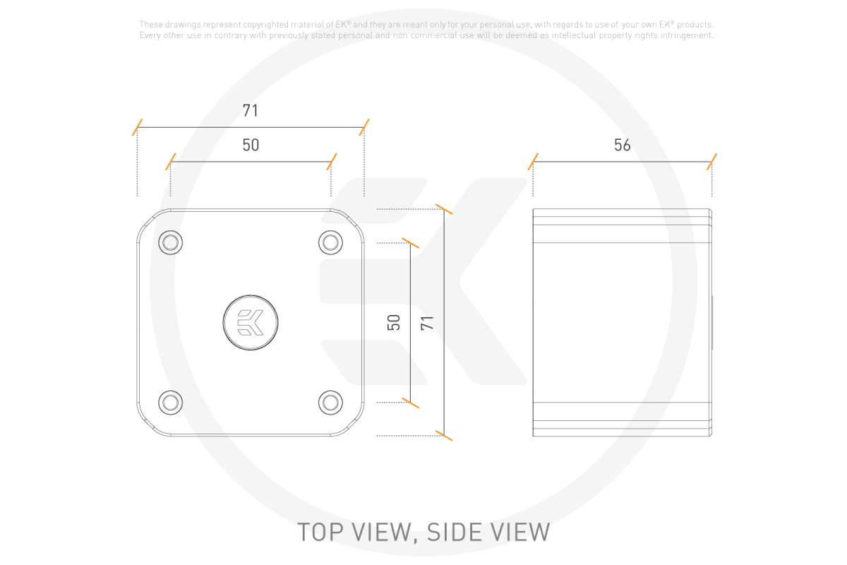 EK-Quantum Convection D5 - Silver