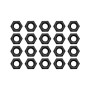EK-Loop Nut Set M4 - Black (20pcs)