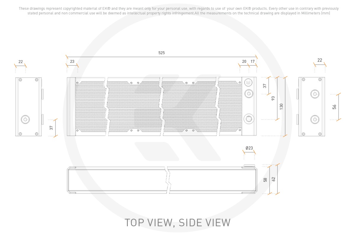 EK-Quantum Surface X480M - White