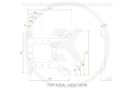 EK-Loop Uni Pump Reservoir Bracket - 120mm