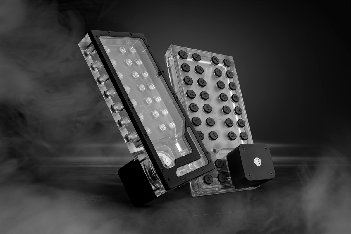 EK-QuantumX Loophole Distroplate D5 PWM - Black