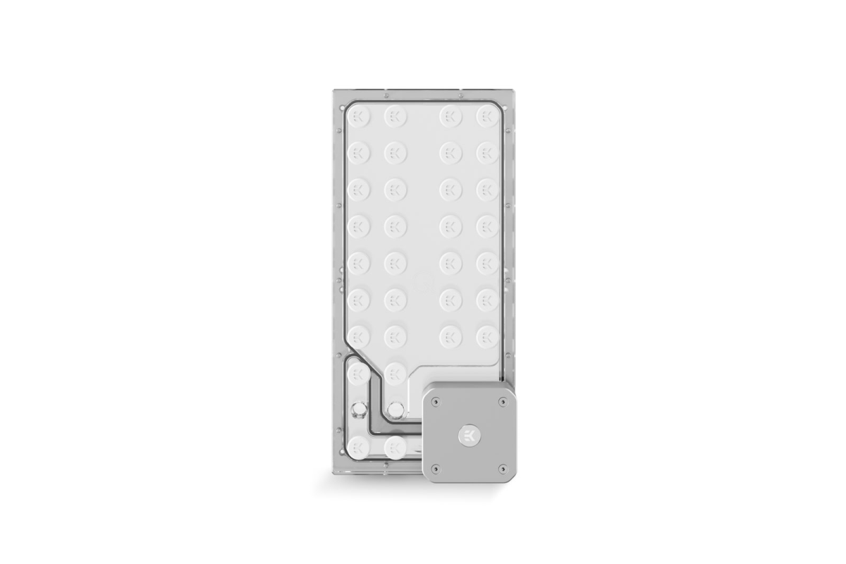 EK-QuantumX Loophole Distroplate D5 PWM - Silver