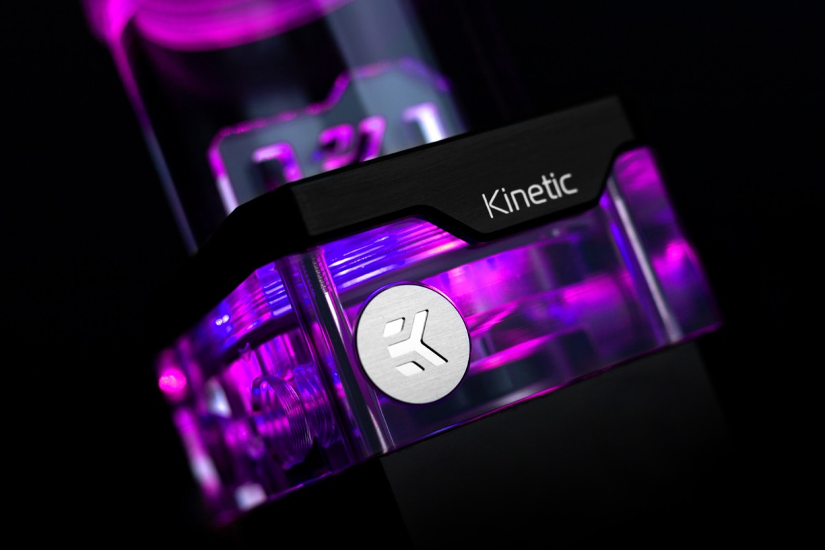 EK-Quantum Kinetic TBE 120 VTX PWM D-RGB - Plexi