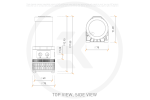 EK-Quantum Kinetic TBE 200 D5 PWM D-RGB - Plexi