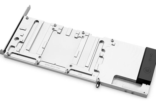EK-Pro GPU WB A100 Rack - Nickel + Inox