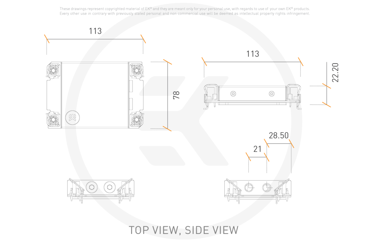 EK-Pro CPU WB 4189 Rack Ni + Acetal
