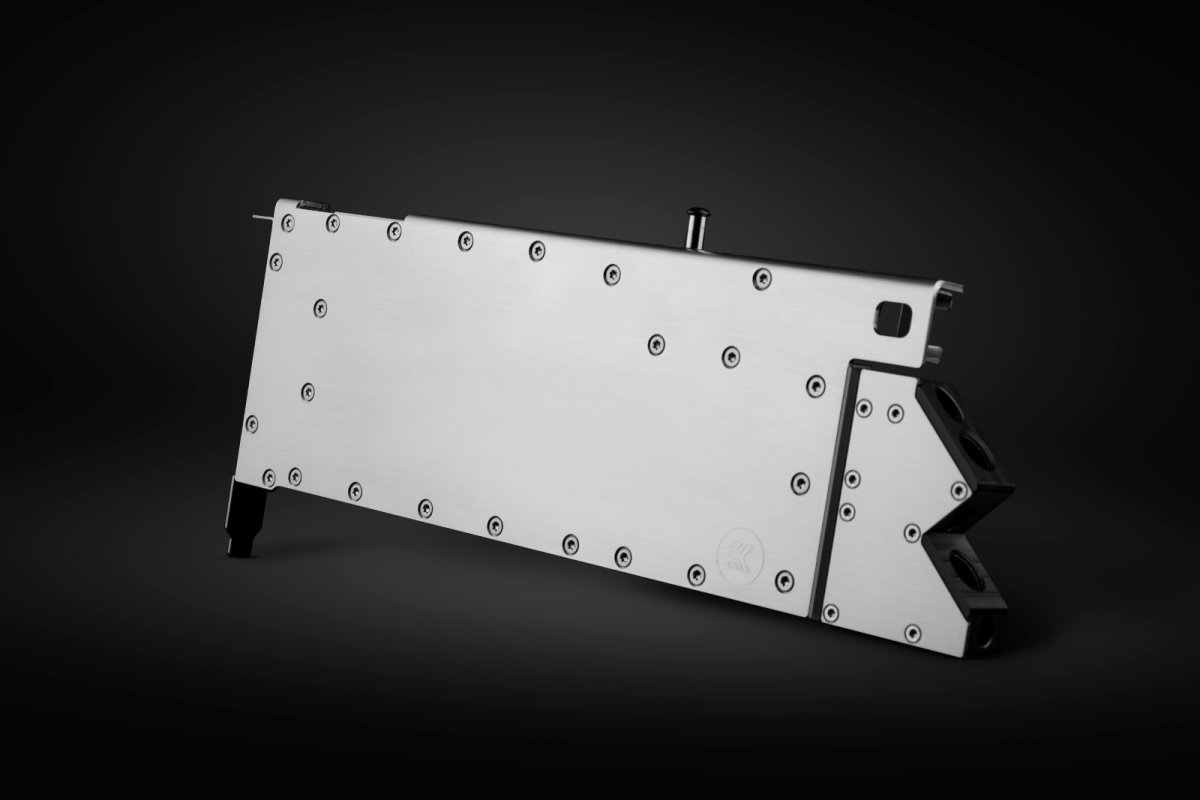 EK-Pro GPU WB RTX A5000 Nickel + Inox Rack