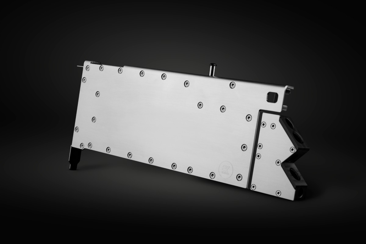EK-Pro GPU WB RTX A5000 Nickel + Inox Rack