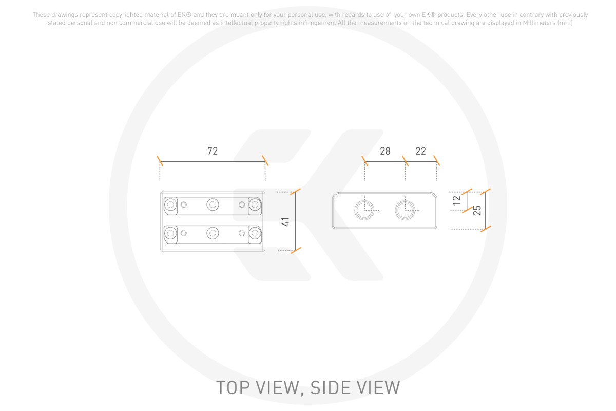EK-Quantum Scalar² DirectLink Terminal - Plexi